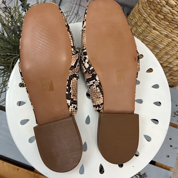 ASOS Design Majestic Mule Loafer in Natural Snake Women’s 10 - Picture 7 of 7